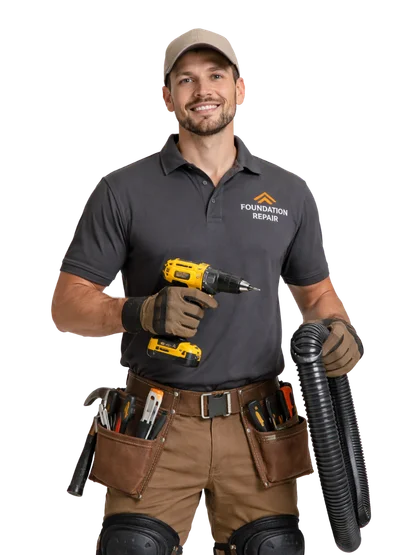 Foundation repair technician