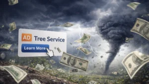 Why Tree Service Ads Waste Budget During Storm Season