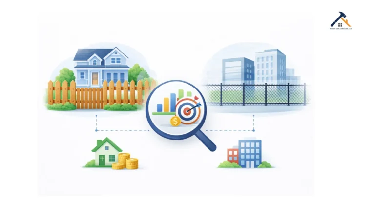 Residential vs commercial fencing SEO