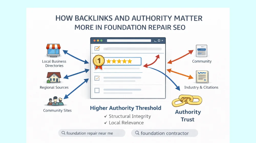 How Backlinks and Authority Matter More in Foundation Repair SEO