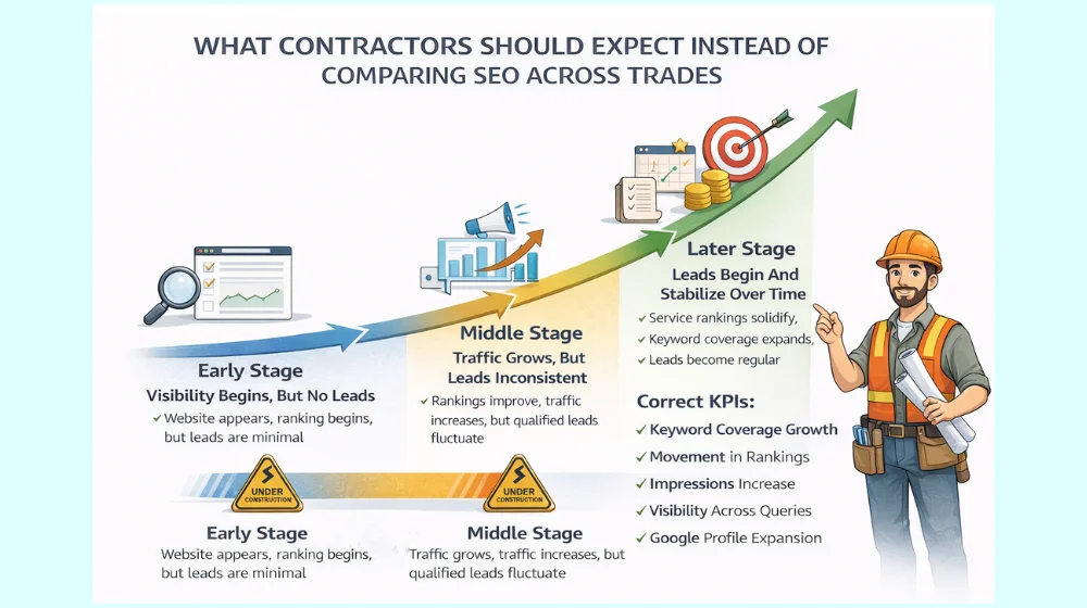 What Contractors Should Expect Instead of Comparing SEO Across Trades